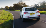 Audi Q5 40 TDI Sport 2020 UK first drive review - hero rear