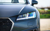 Audi TT Roadster 2019 UK first drive review - headlights