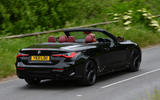 3 BMW 4 Series M440i Convertible 2021 UK FD hero rear