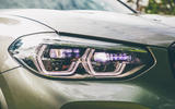 BMW X3 M Competition 2019 UK first drive review - headlights