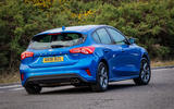 Ford Focus ST-Line 182PS 2018 UK first drive review - hero rear