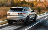 3 Jaguar F Pace 2021 UK first drive review hero rear