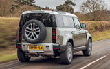 Land Rover Defender 110 2020 UK first drive review - hero rear