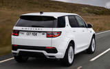 Land Rover Discovery Sport P300 PHEV 2020 UK first drive review - hero rear