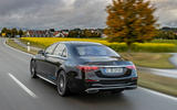 Mercedes-Benz S Class S580e 2020 first drive review - hero rear