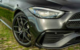 3 Mercedes C300d 2021 UK first drive review headlights