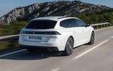 Peugeot 508 SW 2018 first drive review - hero rear