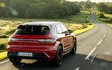 3 Porsche Macan GTS 2021 UK LHD first drive hero rear