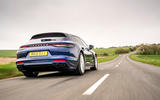 3 Porsche Panamera Turbo S E Hybrid ST 2021 UK FD hero rear