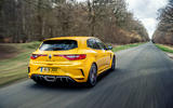 Renault Megane RS 300 Trophy 2019 UK first drive review - hero rear