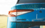 3 Skoda Enyaq iV 80x Sportline 2022 UK first drive review rear lights