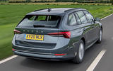 3 Skoda Octavia E Tec hybrid 2021 UK first drive review hero rear