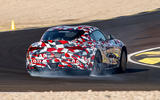 Toyota Supra 2019 prototype first drive review drift hero rear