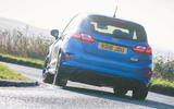 3 Turbo Technics Fiesta ST 285 2022 UK first drive review cornering rear