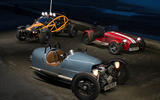 Morgan 3 Wheeler, Caterham Seven 310R, Ariel Nomad: winter drive 