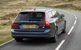 Volvo V90 Recharge T6 2020 UK first drive review - hero rear