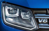Volkswagen Amarok V6 2018 UK review headlights