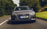 Audi A4 35 TFSI 2019 UK first drive review - on the road nose
