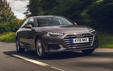 Audi A4 35 TFSI 2019 UK first drive review - on the road front