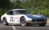 The iconic Toyota 2000GT spearheaded Toyota's early track racing efforts in the 1960s