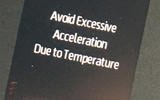 3 dashboard warning