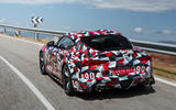 Toyota Supra 2019 prototype first drive review hero rear