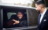 Anthony Joshua in Range Rover