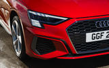 Audi A3 TFSIe 2020 UK first drive review - front bumper
