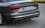 Audi A4 2019 first drive review - rear bumper
