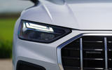 Audi Q5 40 TDI Sport 2020 UK first drive review - headlights