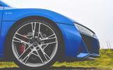 Audi R8 2019 UK first drive review - alloy wheels