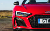 Audi R8 Spyder 2019 UK first drive review - front end