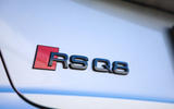 Audi RS Q8 2020 UK first drive review - rear badge