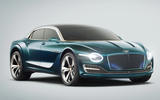 Bentley EV saloon render 2025 - static front