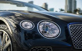 Bentley Continental GT Convertible 2019 UK first drive review - headlights