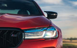 BMW M5 Competition 2020 UK first drive review - headlights
