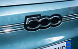 2021 Fiat 500 electric left-hand drive UK review - nose