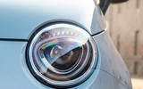 Fiat 500 Hybrid 2020 first drive review - headlights