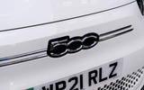 4 Fiat 500e Action 2021 UK FD nose badge