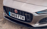 Jaguar F-Type 2020 UK first drive review - front grille