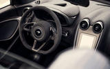 McLaren 600LT Spider 2019 first drive review - steering wheel