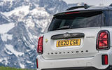 Mini Countryman Cooper S E All4 2020 first drive review - rear end