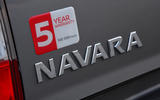 Nissan Navara 2020 UK first drive review - rear badge