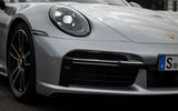 Porsche 911 Turbo S 2020 first drive review - front bumper