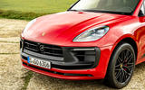 4 Porsche Macan GTS 2021 UK LHD first drive nose