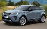 Range Rover Evoque 2019 official reveal on-road