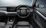 4 Skoda Octavia E Tec hybrid 2021 UK first drive review cabin