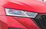 Skoda Octavia vRS iV 2020 UK First drive - headlights