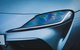 4 Toyota GR Supra 2 litre 2021 UK first drive review headlights