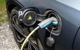 Volvo V90 Recharge T6 2020 UK first drive review - charging port